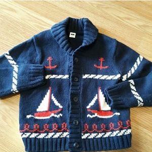 Janie and jack sailboat cardigan